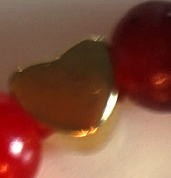 Sunset Glow Heart accents