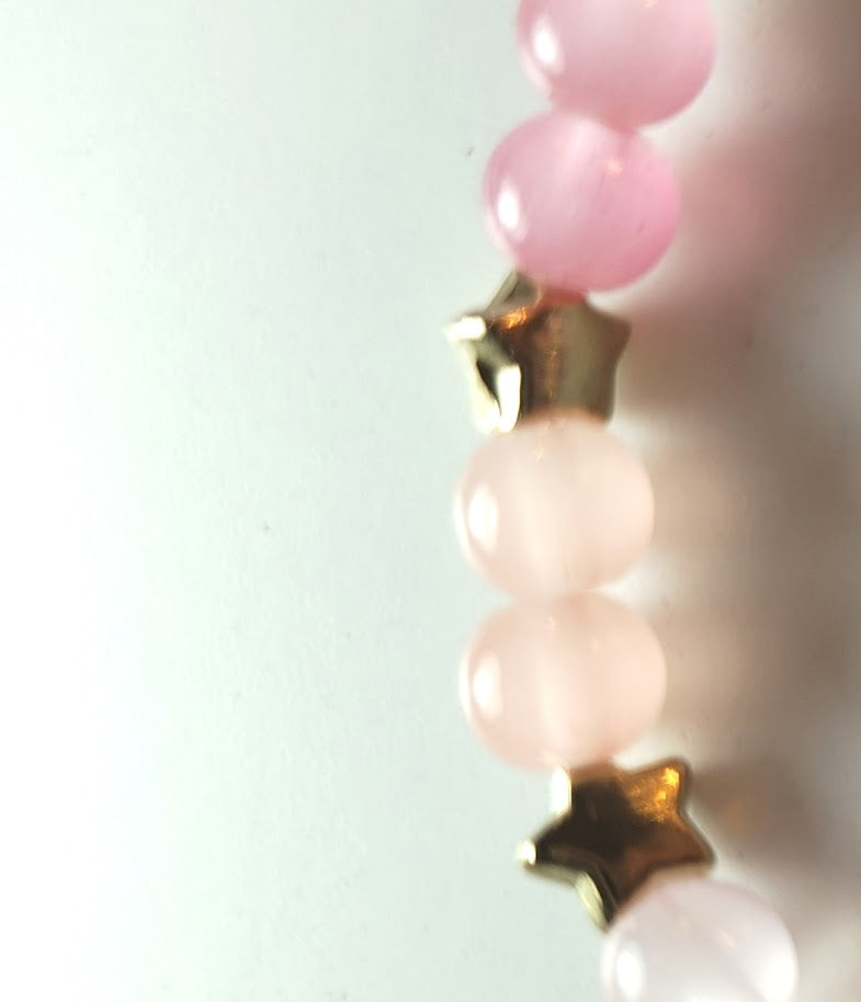 Whispering Pink Star accents