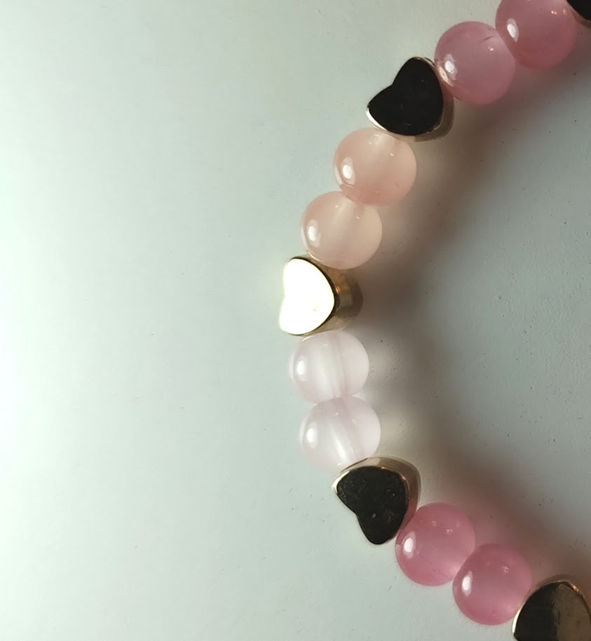 Whispering Pink Heart accents