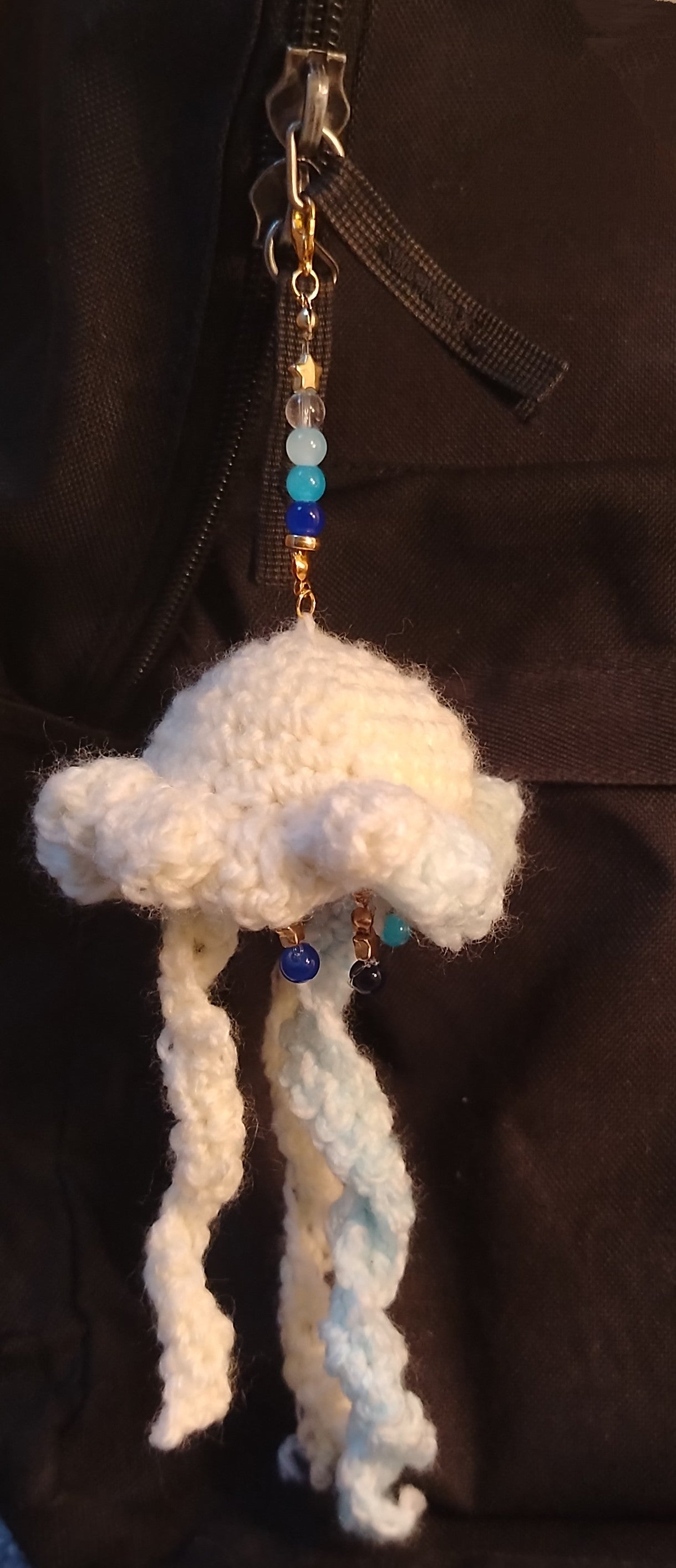 Jellyfish keyring