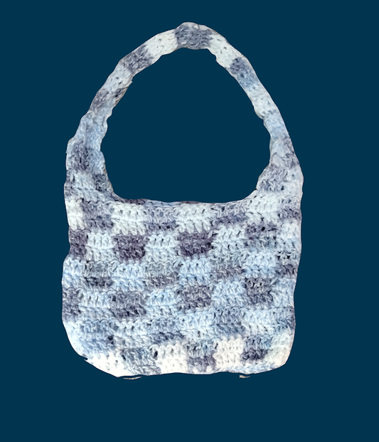 Mini Blue Ombre Crochet bag