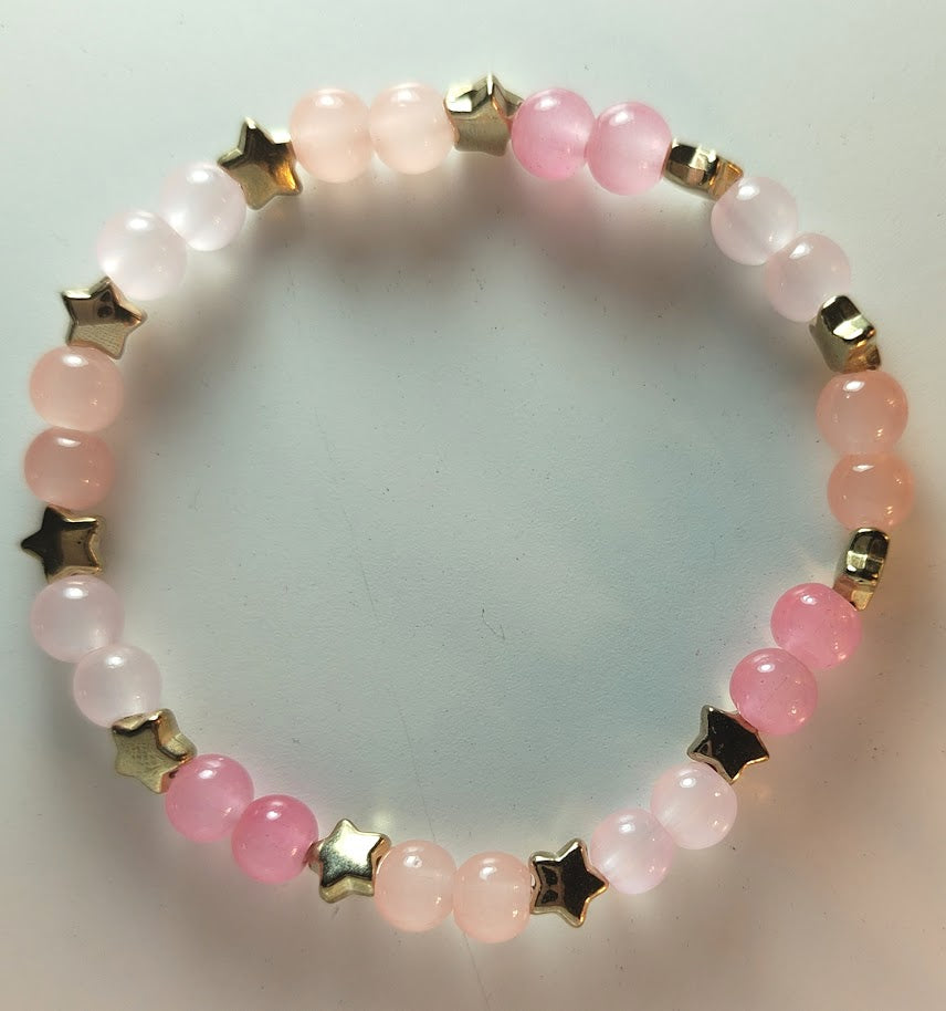 Whispering Pink Star accents