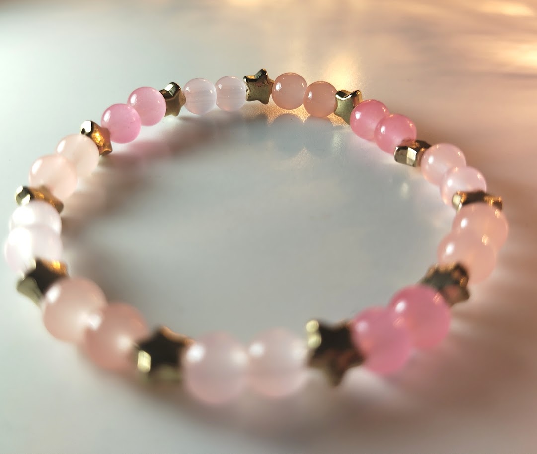 Whispering Pink Star accents