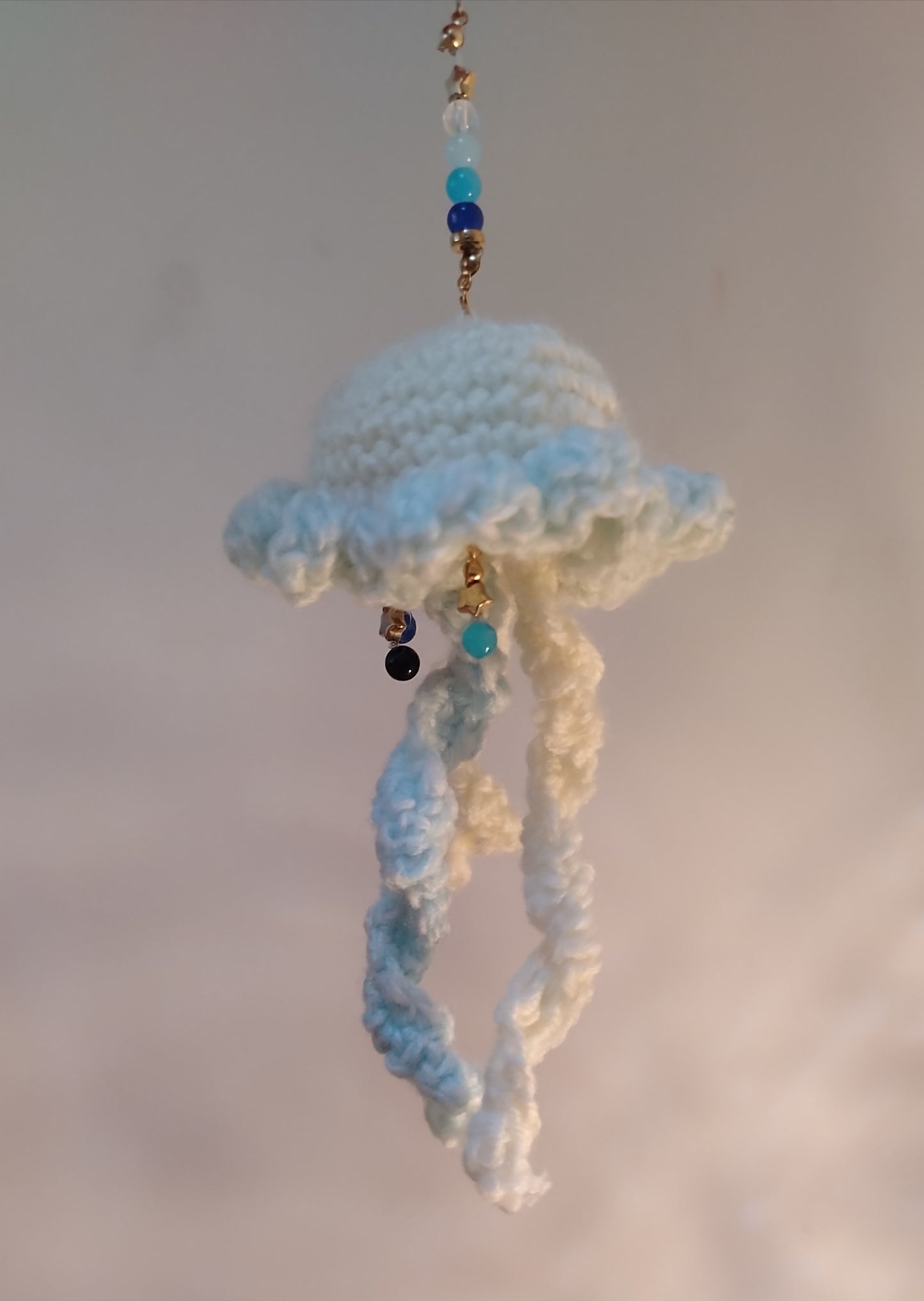 Jellyfish keyring