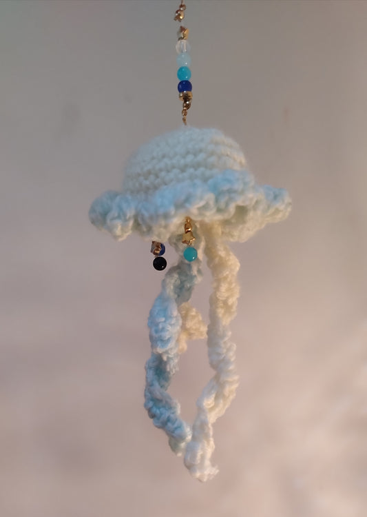 Jellyfish keyring
