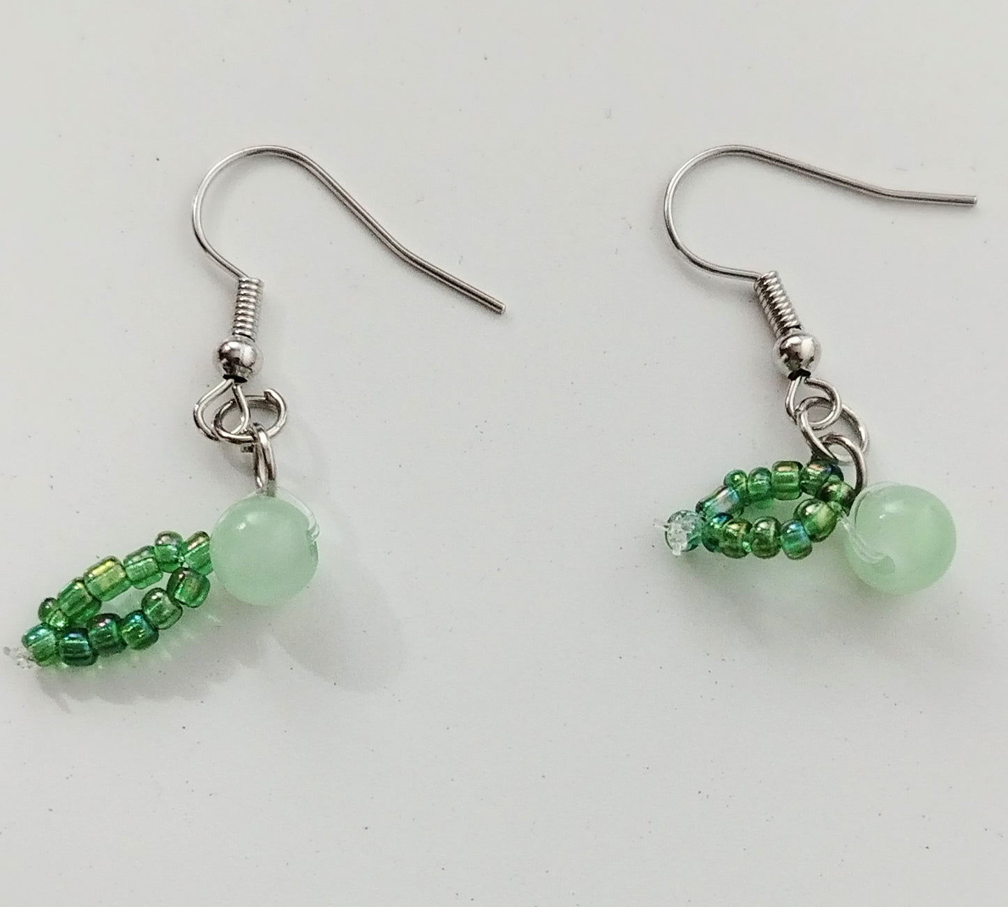 Lime earrings