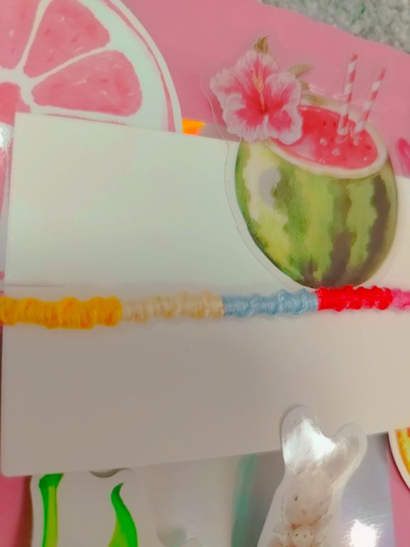 Chinese staircase thread bracelet