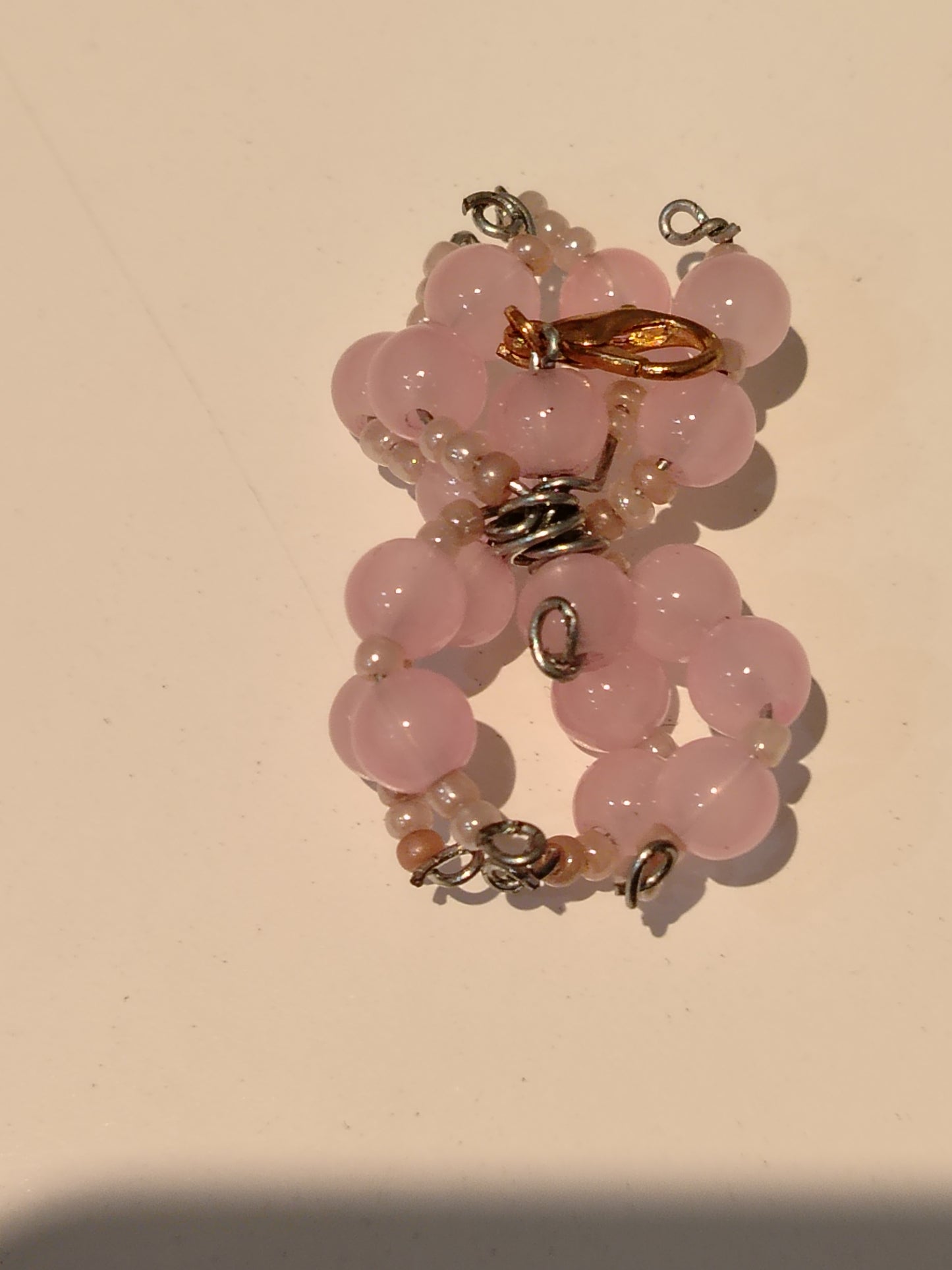 Beaded spider keyring