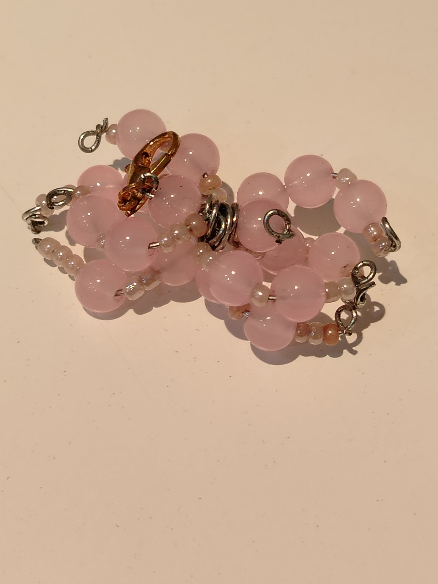 Beaded spider keyring