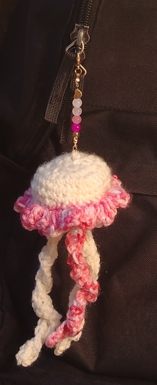 Jellyfish keyring