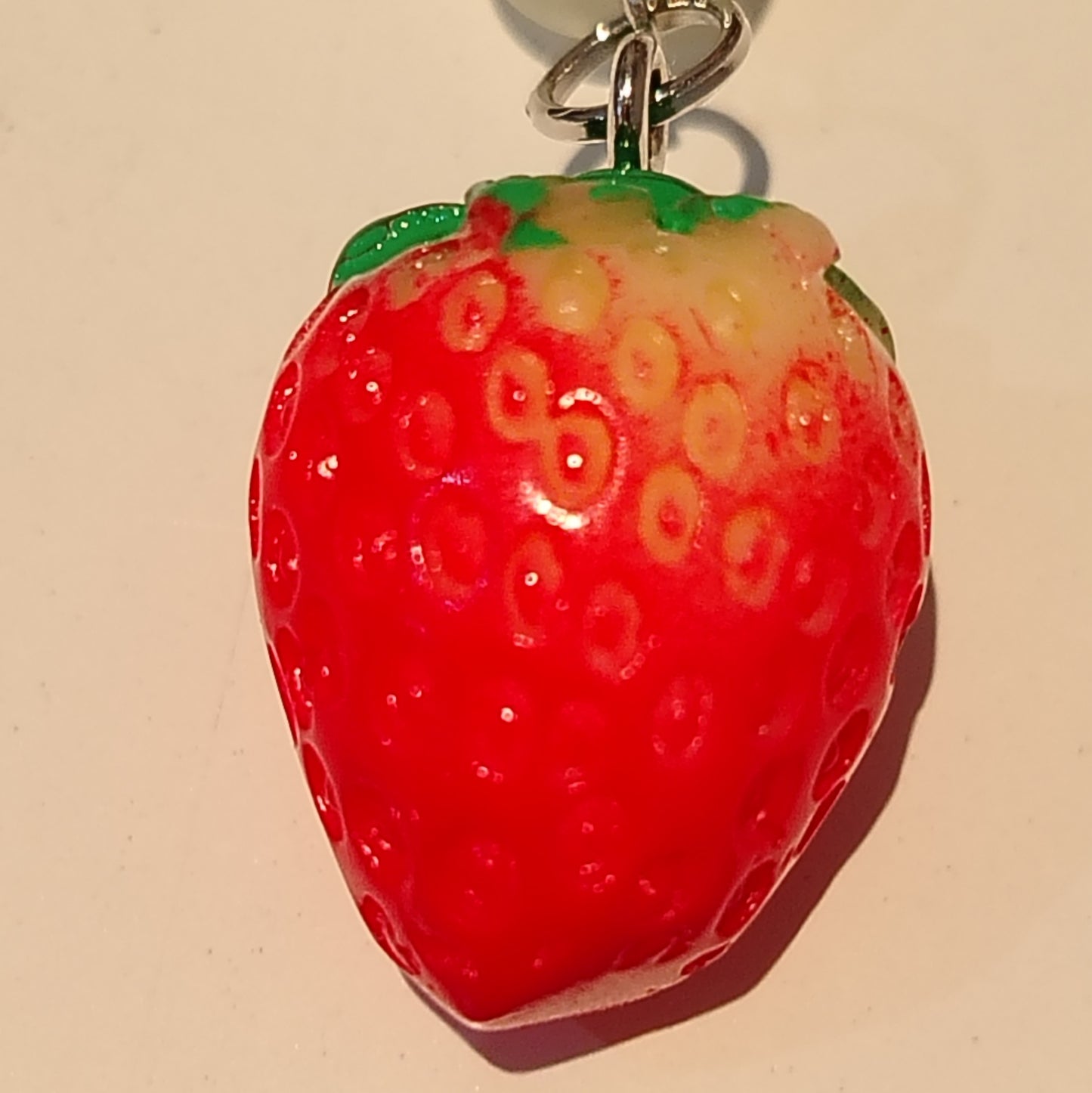 Strawberry phone charm