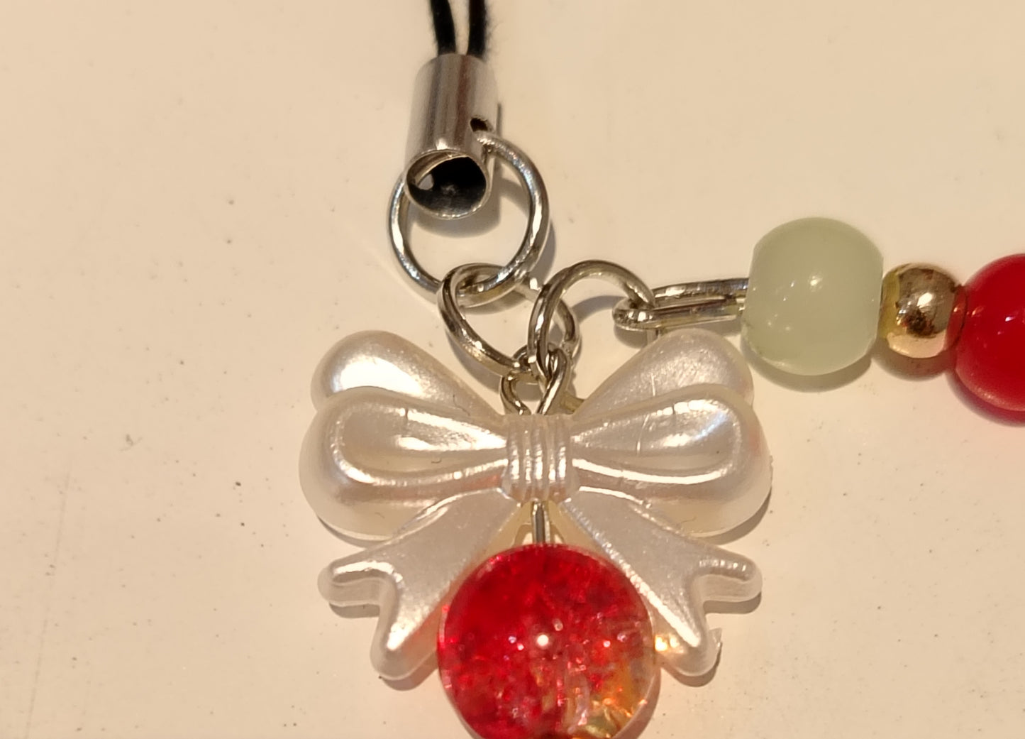 Strawberry phone charm